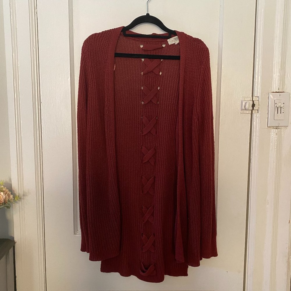 Pinque Open Knit Cardigan